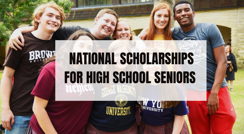 National Scholarships for High School Seniors in the US