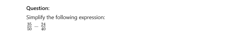 GRE Fraction, Decimals, Percentage