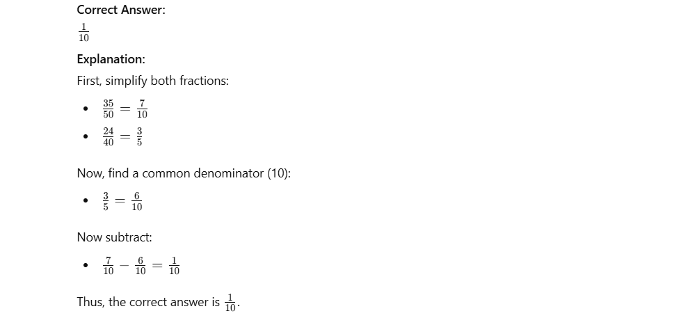 GRE Fraction, Decimals, Percentage